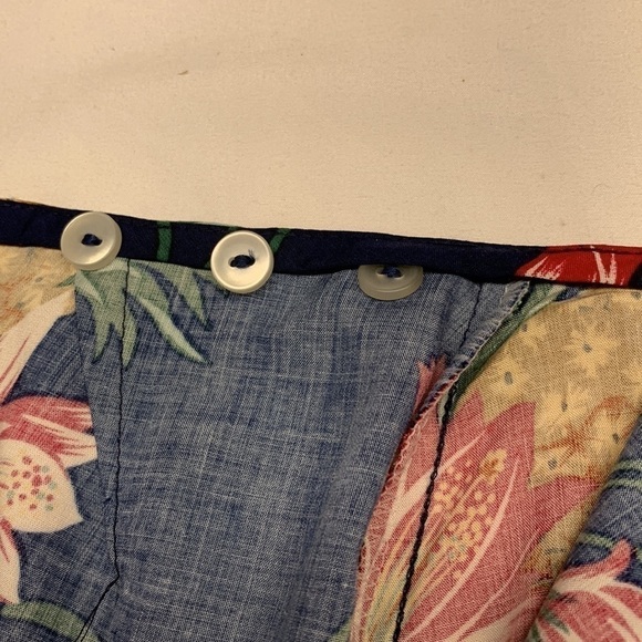 Hilo Hattie Original Hawaiian Wrap Skirt Pineapple and Floral Pattern Size M - Picture 6 of 11